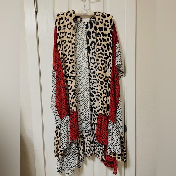 Umgee Jackets & Blazers - Umgee Animal Print Long Kimono